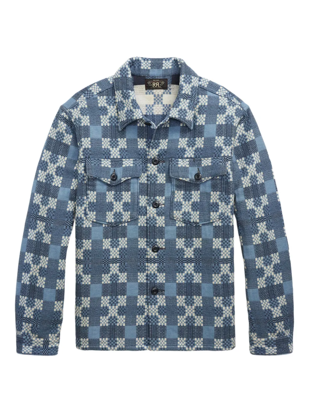 Жаккардовая рубашка с узором Ralph Lauren RRL, синий
Жаккардовая рубашка с узором Ralph Lauren RRL, синий