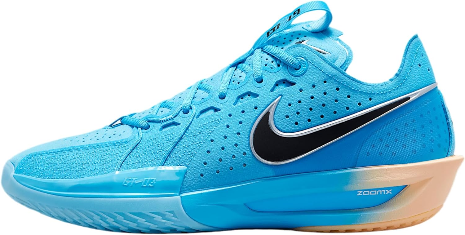 Баскетбольные кроссовки Nike GT Cut 3 для мужчин, Blue Fury/Metallic Silver/Tangerine Tint/Black
Баскетбольные кроссовки Nike GT Cut 3 для мужчин, Blue Fury/Metallic Silver/Tangerine Tint/Black