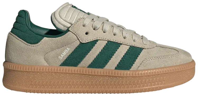 Кроссовки adidas Samba XLG J 'Putty Grey Collegiate Green', серый
Кроссовки adidas Samba XLG J 'Putty Grey Collegiate Green', серый