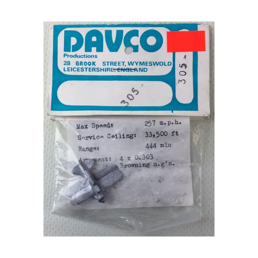 Глостер Гладиатор, Aicraft Miniatures (1:300) (Davco)
Глостер Гладиатор, Aicraft Miniatures (1:300) (Davco)