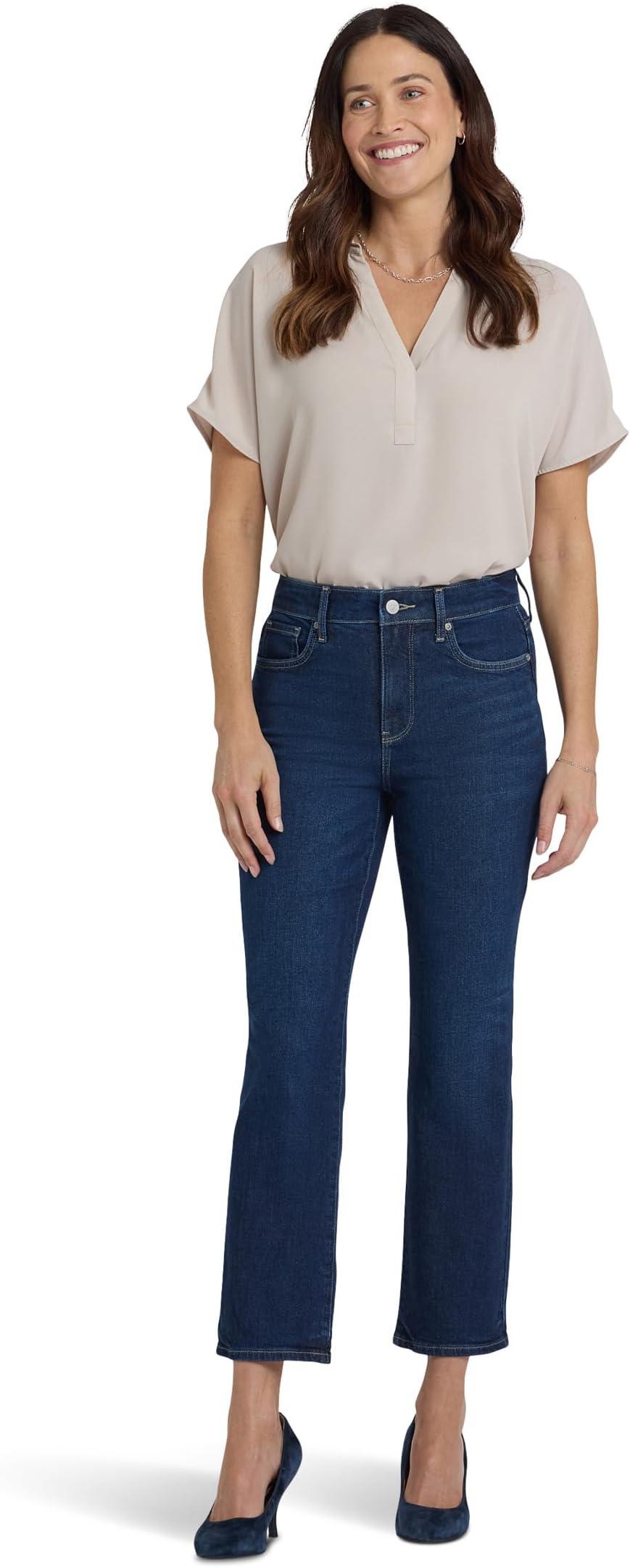 Джинсы NYDJ Women's Marilyn Ankle, Indigo Seine
Джинсы NYDJ Women's Marilyn Ankle, Indigo Seine