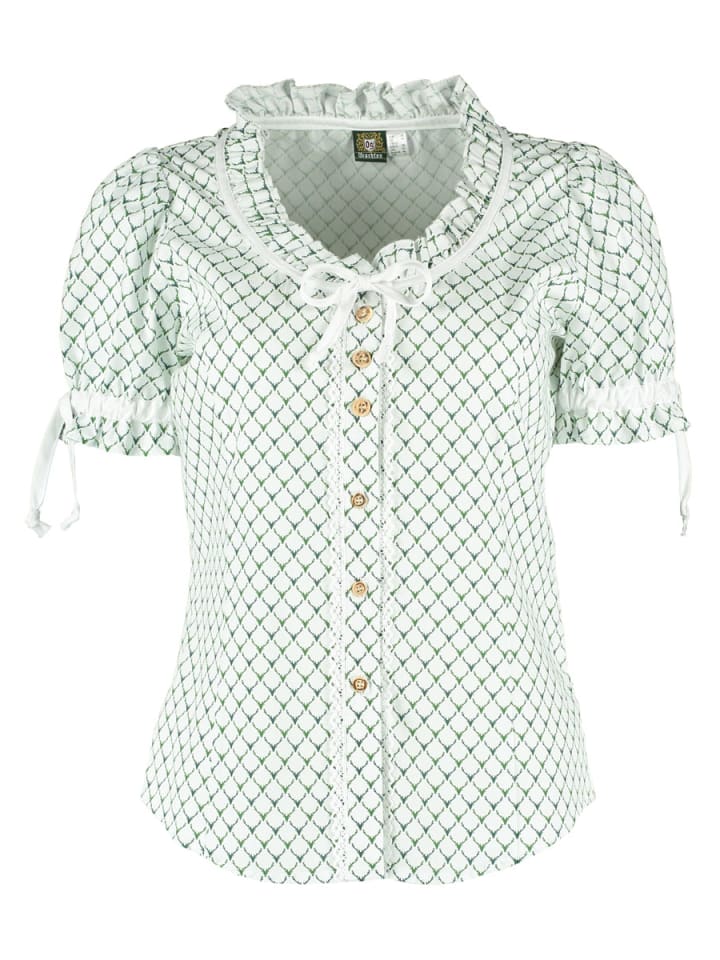 OS-Trachten Блузка Poceu темно-зеленого цвета
OS-Trachten Блузка Poceu темно-зеленого цвета