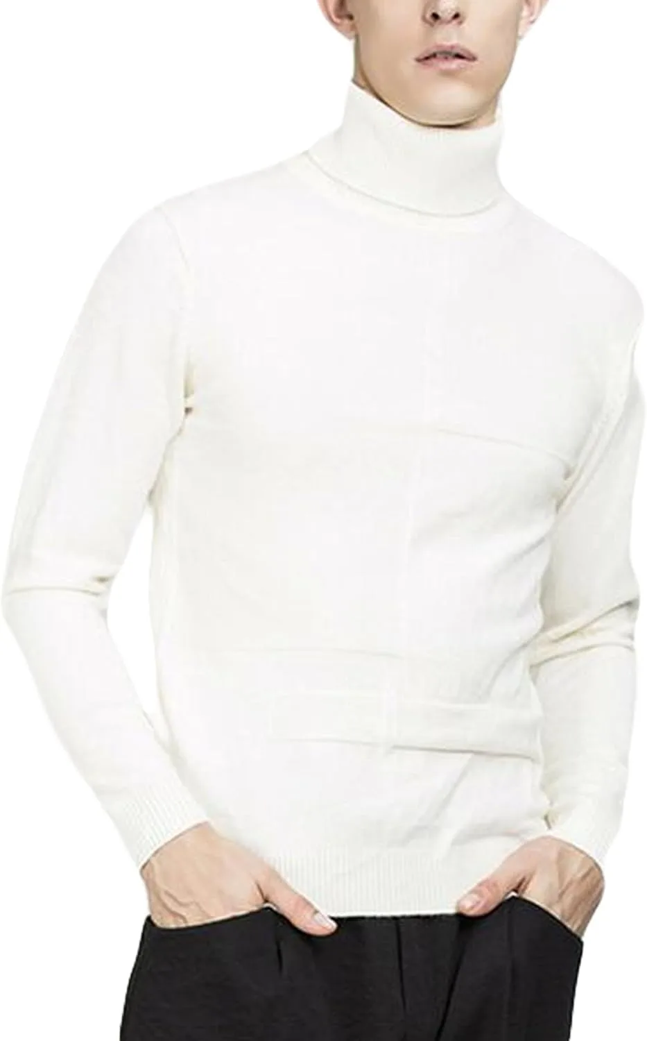 Мужской водолазка риб BATUOS
Мужской водолазка риб BATUOS