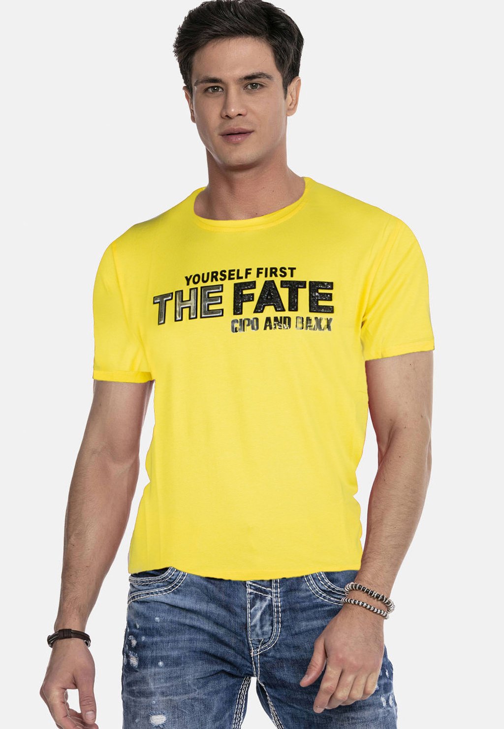 Футболка с принтом Cipo & Baxx, желтый
Футболка с принтом Cipo & Baxx, желтый