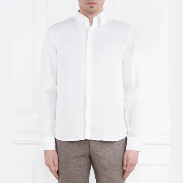 Льняная рубашка стандартного кроя Oscar Jacobson, белый
Льняная рубашка стандартного кроя Oscar Jacobson, белый