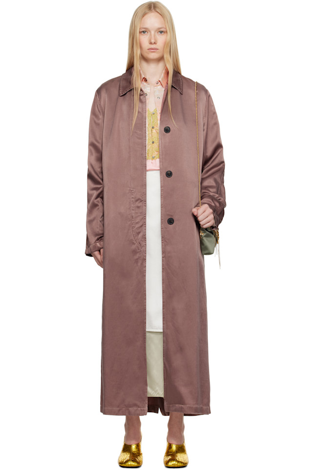 Купровый твиловый плащ Dries Van Noten, цвет taupe
Купровый твиловый плащ Dries Van Noten, цвет taupe