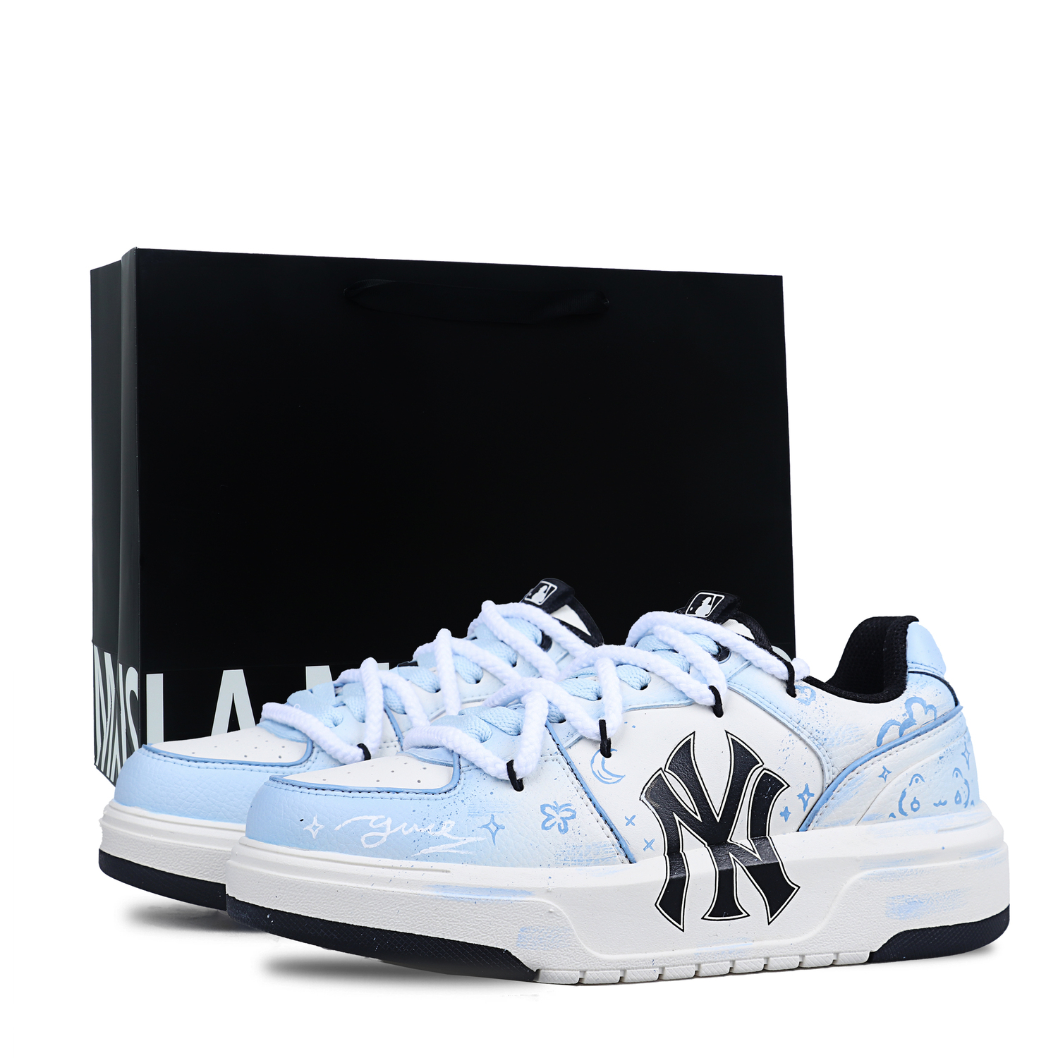MLB Кроссовки для скейтбординга Chunky Liner Lightweight Low top Unisex Blue White
MLB Кроссовки для скейтбординга Chunky Liner Lightweight Low top Unisex Blue White