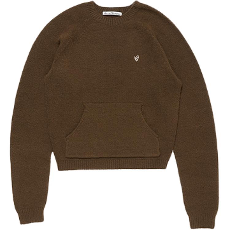 Свитер с регланными рукавами и карманом Acne Studios, коричневый
Свитер с регланными рукавами и карманом Acne Studios, коричневый