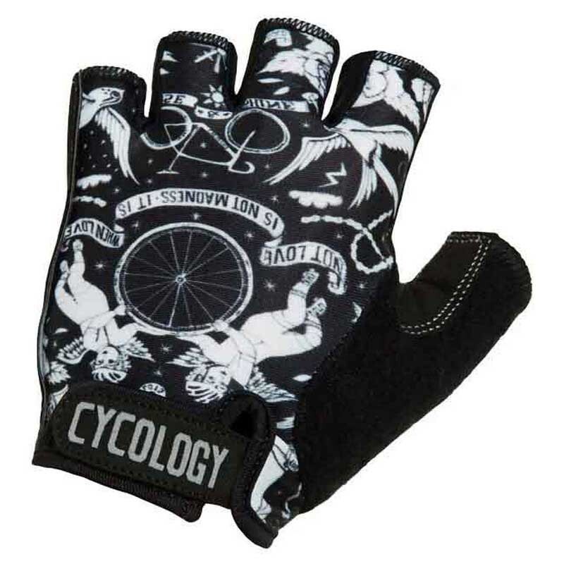 Короткие перчатки Cycology Velo Tattoo Short Gloves, черный
Короткие перчатки Cycology Velo Tattoo Short Gloves, черный