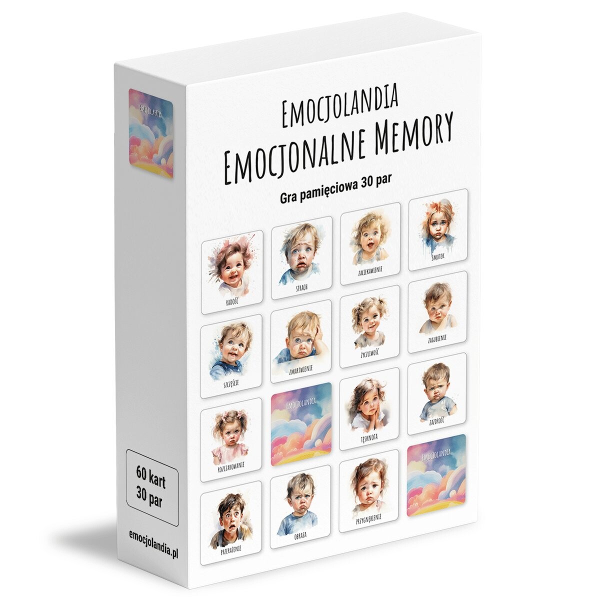 Эмоциональная память - игра на память - 30 пар Emocjolandia
Эмоциональная память - игра на память - 30 пар Emocjolandia