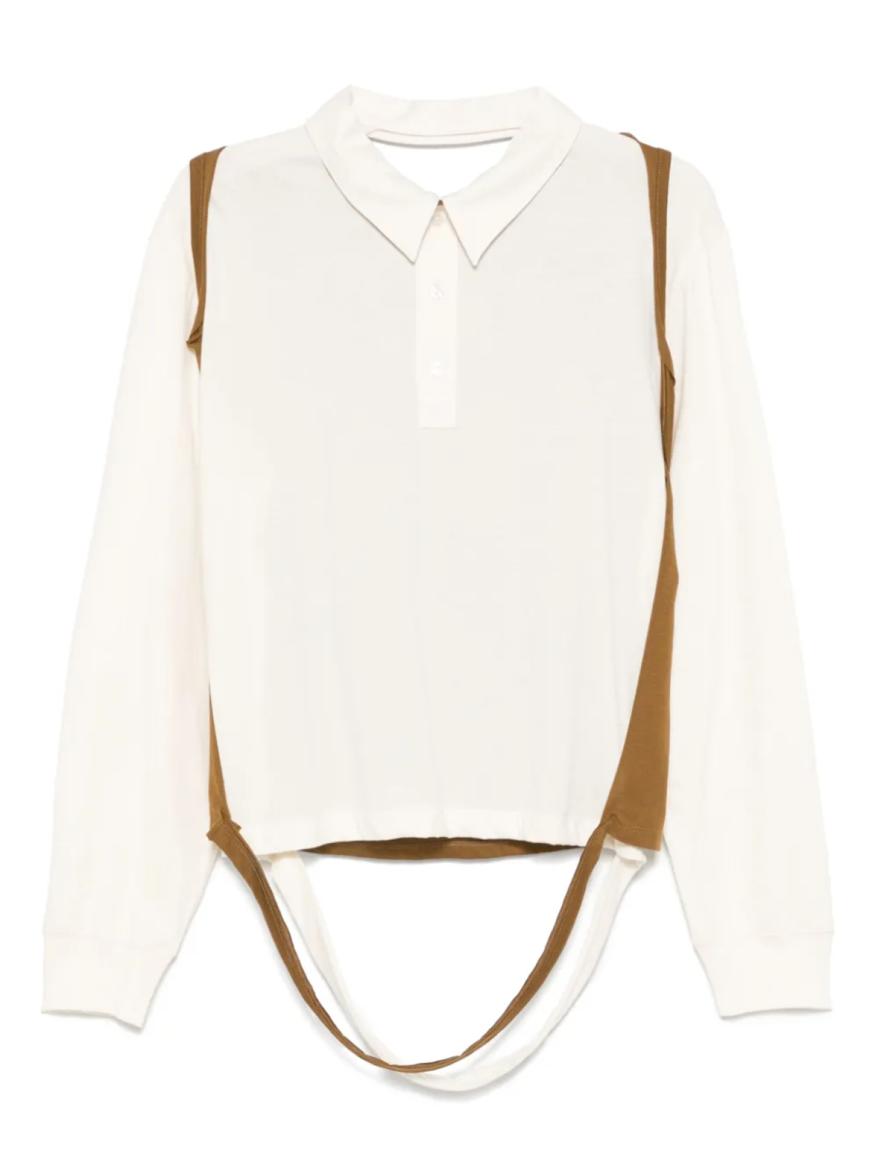 Рубашка-поло Eckhaus Latta в стиле деконструкции, нейтральный
Рубашка-поло Eckhaus Latta в стиле деконструкции, нейтральный