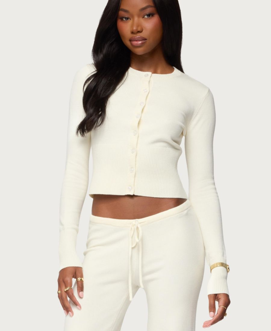 Женский кардиган Montanna в рубчик Edikted, Cream
Женский кардиган Montanna в рубчик Edikted, Cream