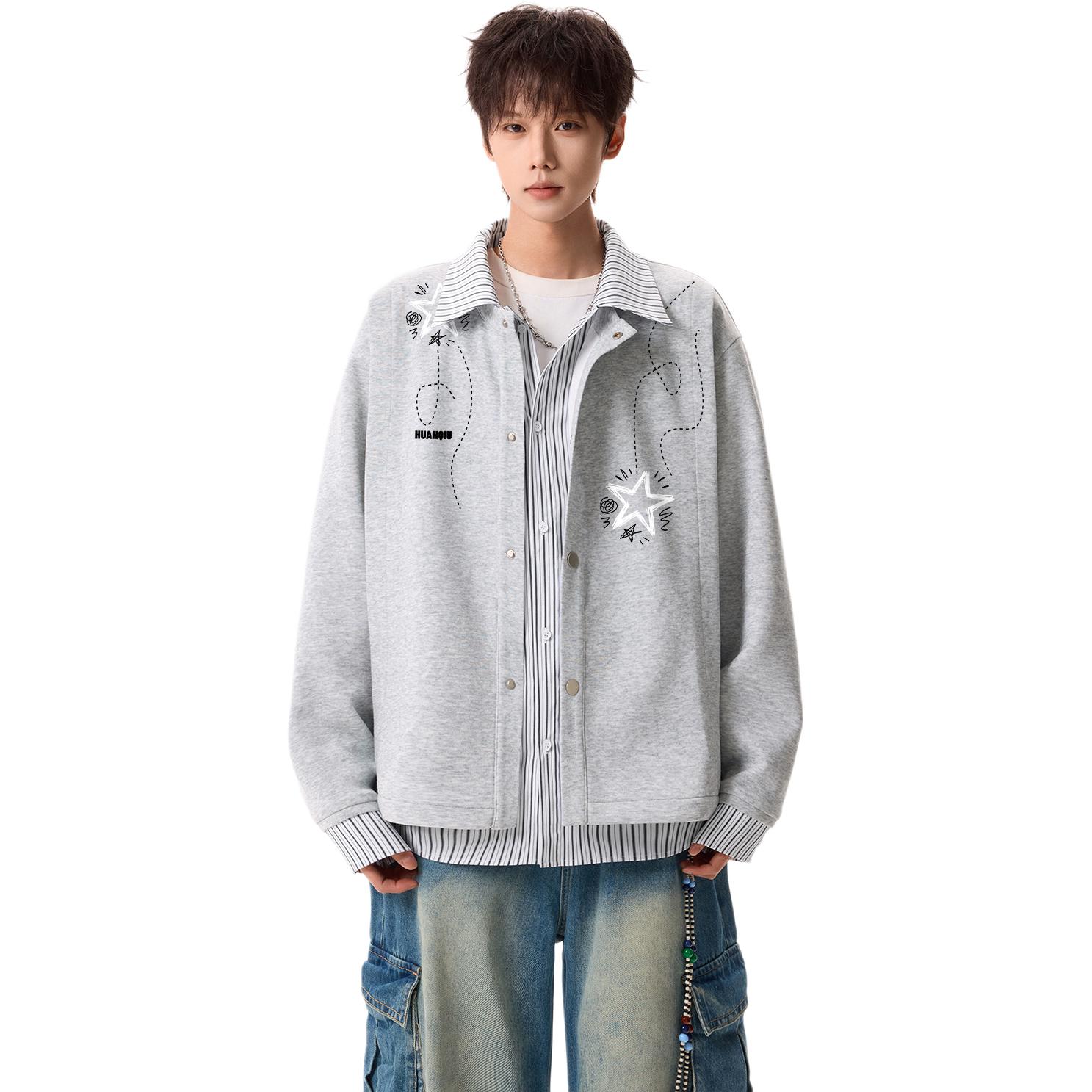 Рубашка Unisex Lapel Moderate Mock Two Piece HUANQIU, heather серый
Рубашка Unisex Lapel Moderate Mock Two Piece HUANQIU, heather серый