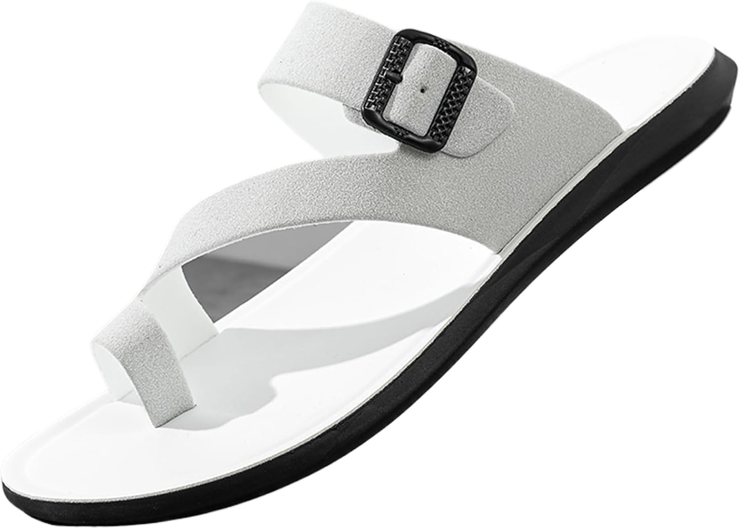 Мужские кожаные пляжные вьетнамки с пряжкой, удобные, с нескользящей подошвой, для отдыха на природе, летнего отпуска, пляжа и повседневного ношения Bangteuo, белый
Мужские кожаные пляжные вьетнамки с пряжкой, удобные, с нескользящей подошвой, для отдыха на природе, летнего отпуска, пляжа и повседневного ношения Bangteuo, белый