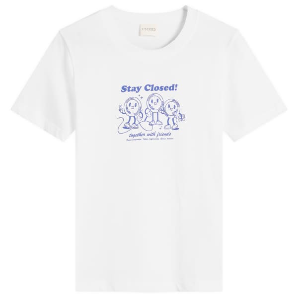 Футболка с принтом в виде кнопки Stay Closed, белый
Футболка с принтом в виде кнопки Stay Closed, белый