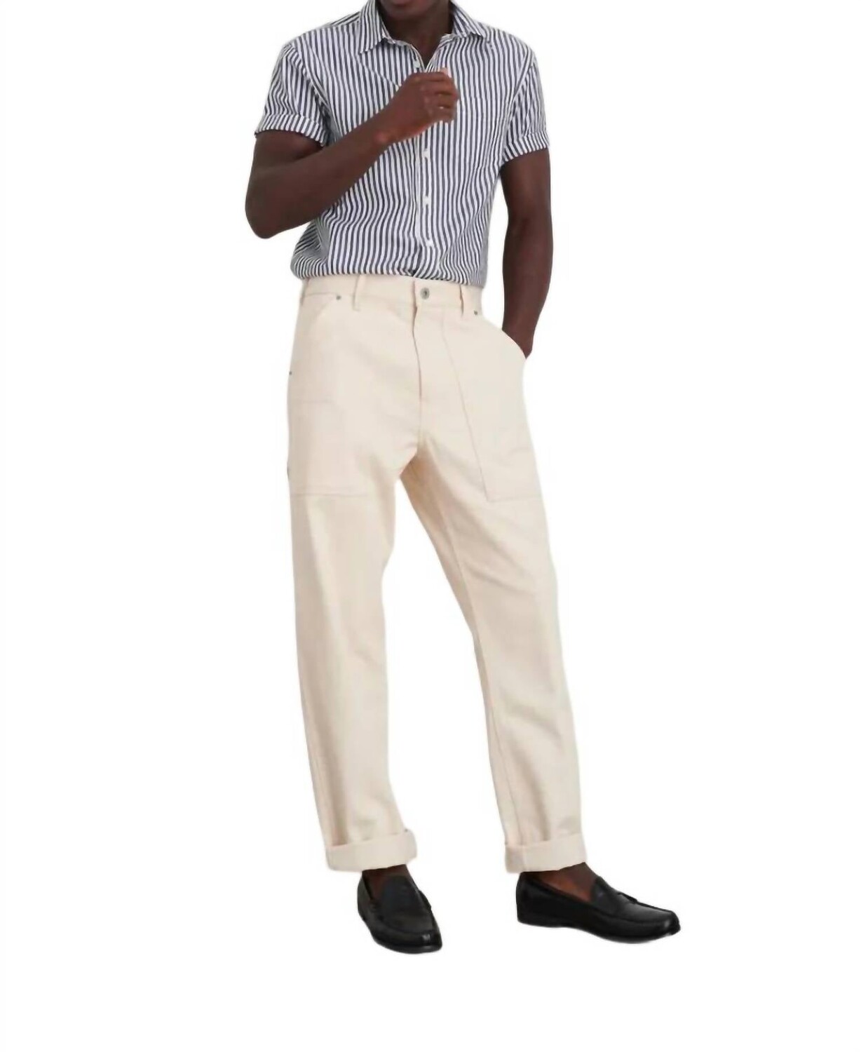 Брюки Painter натурального цвета ALEX MILL
Брюки Painter натурального цвета ALEX MILL