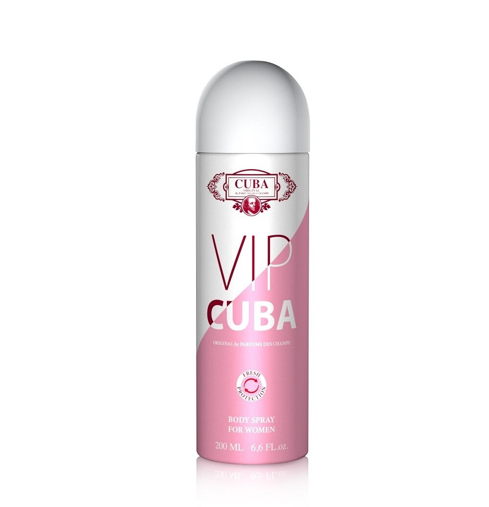 Cuba Original, Cuba VIP For Women, дезодорант, 200 мл
Cuba Original, Cuba VIP For Women, дезодорант, 200 мл