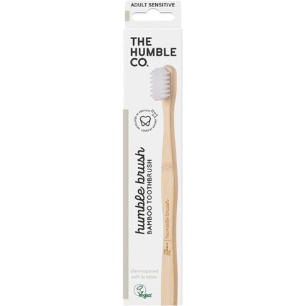 Бамбуковая зубная щетка Humble Co. Humble Brush для чувствительных взрослых, The Humble Co
Бамбуковая зубная щетка Humble Co. Humble Brush для чувствительных взрослых, The Humble Co