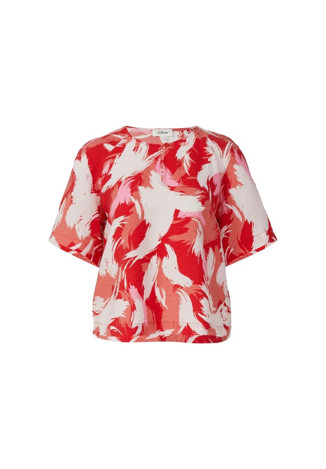 Рубашка блузка укороченная S.Oliver, красный
Рубашка блузка укороченная S.Oliver, красный