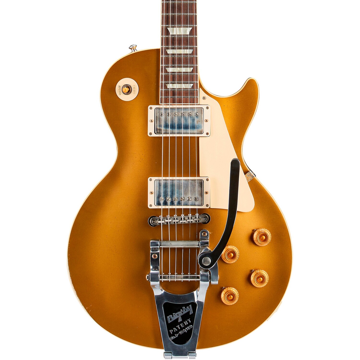 Gibson Custom Murphy Lab '57 Les Paul All-Gold Light Aged с электрогитарой Bigsby Gold Top
Gibson Custom Murphy Lab '57 Les Paul All-Gold Light Aged с электрогитарой Bigsby Gold Top