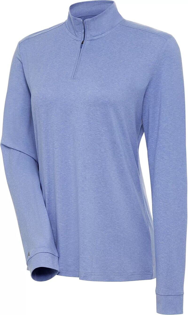 Женская рубашка-поло для гольфа Antigua Mentor с воротником-стойкой и длинными рукавами на молнии 1/4, лаванда
Женская рубашка-поло для гольфа Antigua Mentor с воротником-стойкой и длинными рукавами на молнии 1/4, лаванда