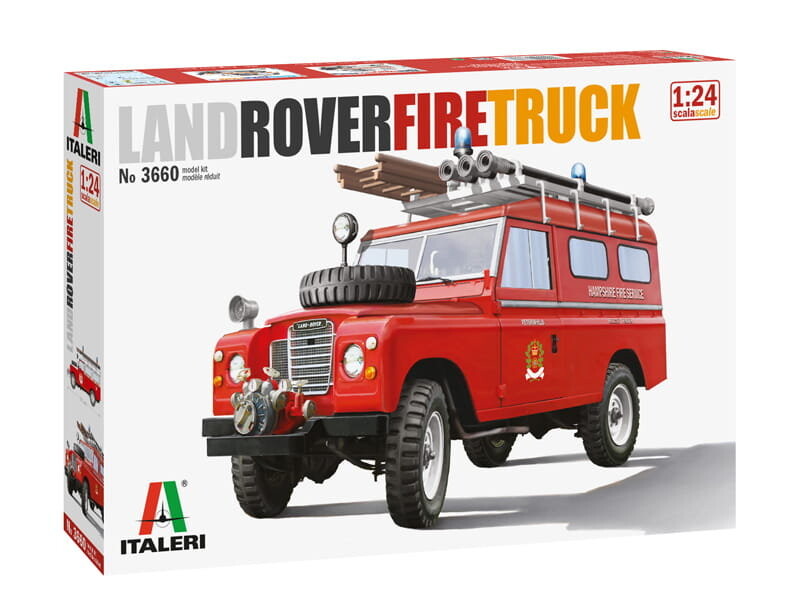 Italeri 3660 1:24 Пожарная машина Land Rover
Italeri 3660 1:24 Пожарная машина Land Rover