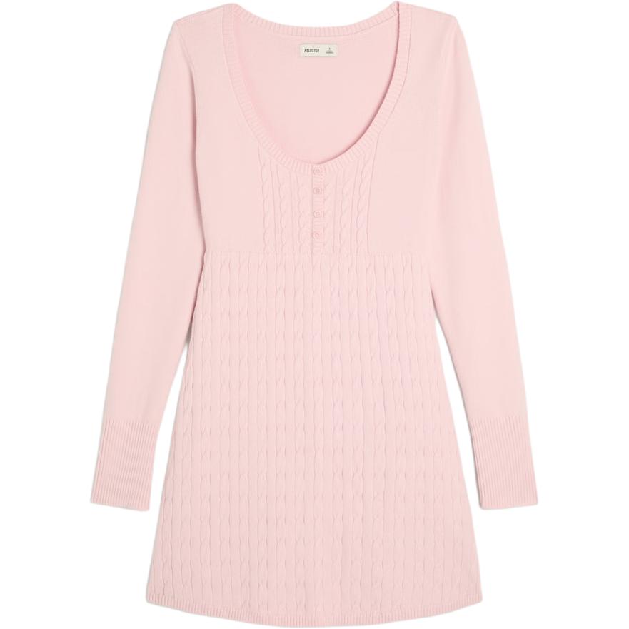 Платье с длинными рукавами Hollister для женщин Hollister/, розовый
Платье с длинными рукавами Hollister для женщин Hollister/, розовый