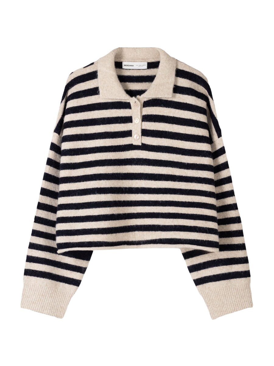 Свитер Bershka, черный
Свитер Bershka, черный