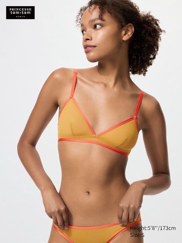 Бюстгальтер без косточек из сетки с цветными вставками Uniqlo, 34 brown
Бюстгальтер без косточек из сетки с цветными вставками Uniqlo, 34 brown