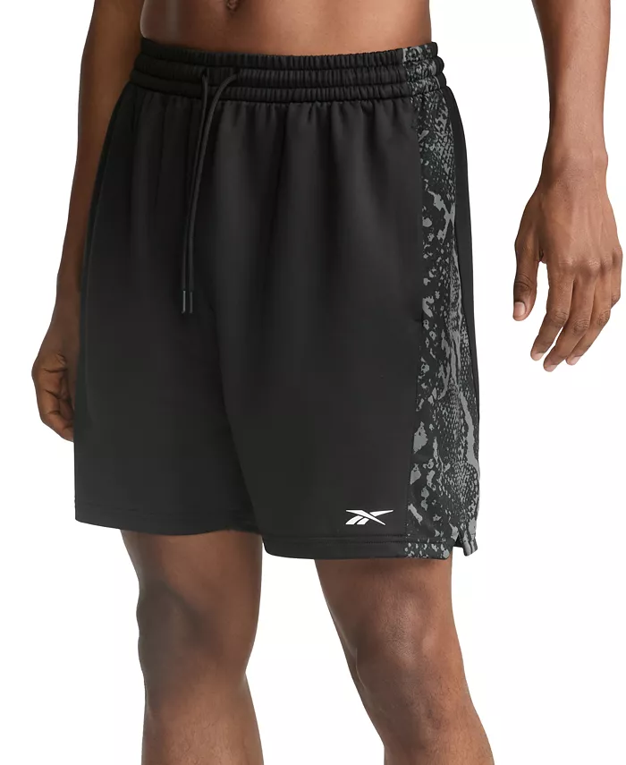 Мужские спортивные шорты Snake 7" с принтом AOP Reebok, черный
Мужские спортивные шорты Snake 7" с принтом AOP Reebok, черный