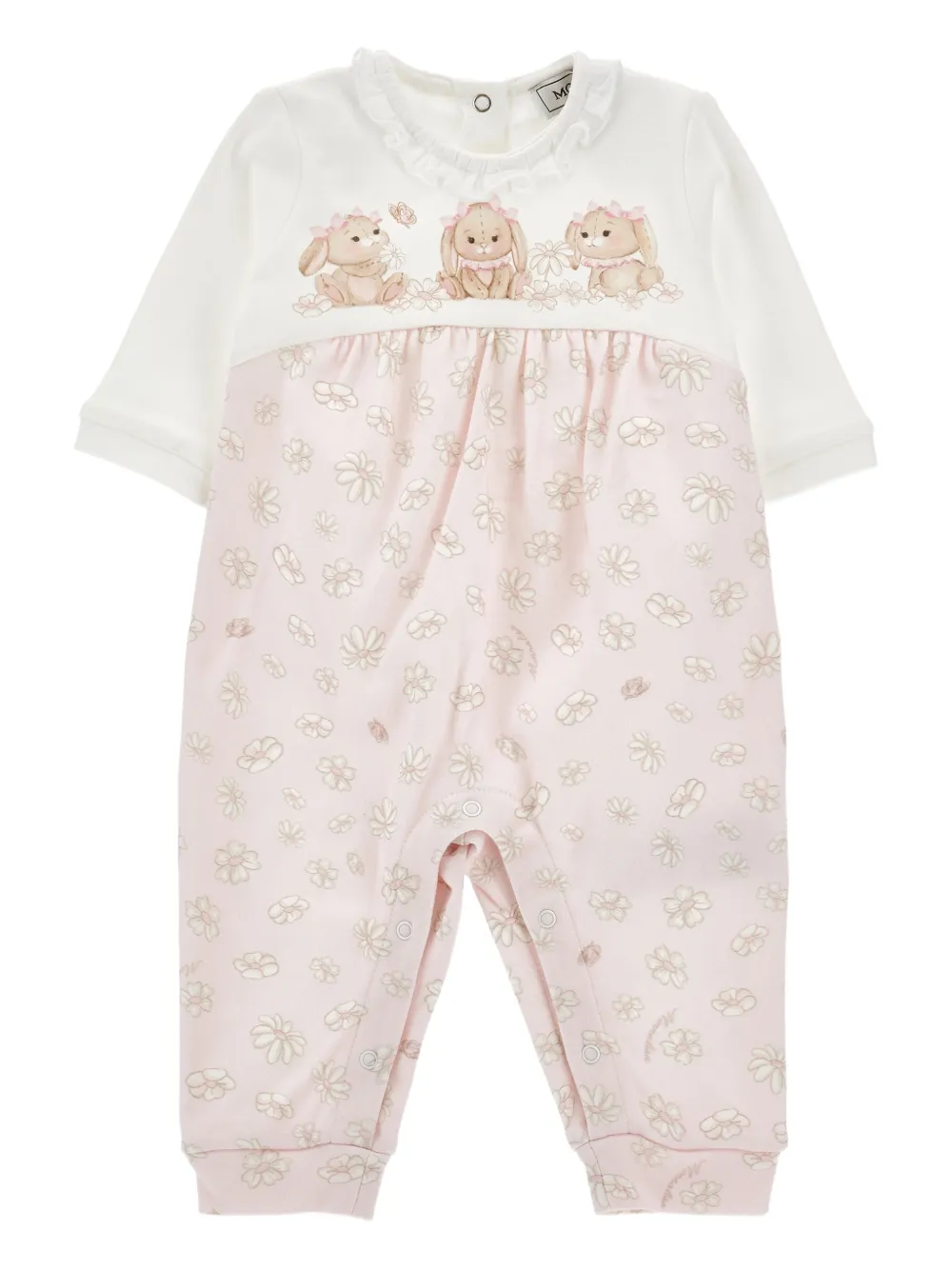 Ромпер с оборками и цветочным принтом Monnalisa, розовый
Ромпер с оборками и цветочным принтом Monnalisa, розовый