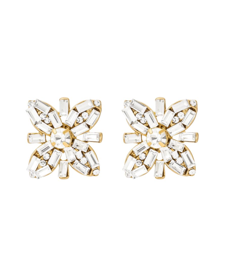 Серьги-гвоздики Quinn с кристаллами Untamed Petals, Gold
Серьги-гвоздики Quinn с кристаллами Untamed Petals, Gold