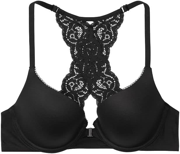 Victoria's Secret Everyday Comfort Lace Racerback Бюстгальтер, Demi Cup, Front Close, Smoothing, Lightly Lined (34B-36DDD), Black Smooth
Victoria's Secret Everyday Comfort Lace Racerback Бюстгальтер, Demi Cup, Front Close, Smoothing, Lightly Lined (34B-36DDD), Black Smooth