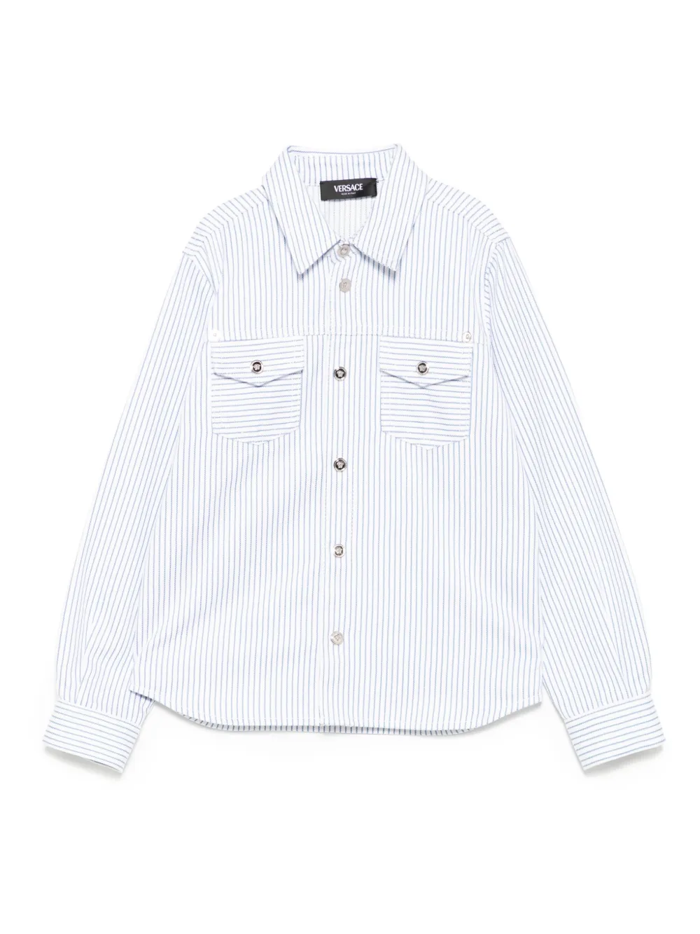 Рубашка в полоску Versace Kids, синий
Рубашка в полоску Versace Kids, синий