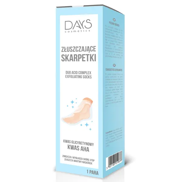 Отшелушивающие носки для ног, 1 пара Days
Отшелушивающие носки для ног, 1 пара Days