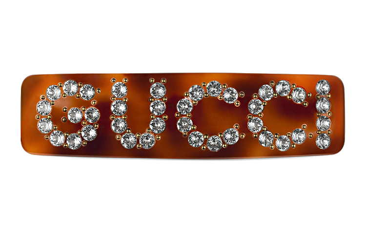 Кристальный логотип Одиночная заколка для волос GUCCI, tortoiseshell
Кристальный логотип Одиночная заколка для волос GUCCI, tortoiseshell
