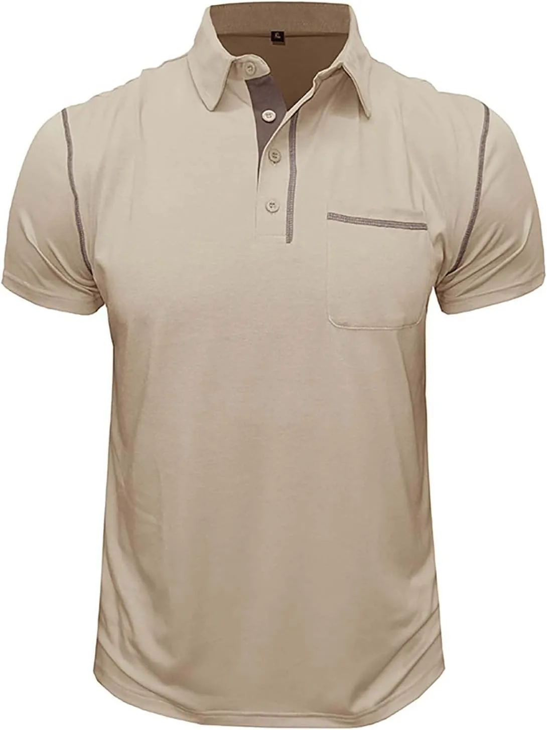 Мужская поло с коротким рукавом, летняя casual-футболка, M-2XL
Мужская поло с коротким рукавом, летняя casual-футболка, M-2XL