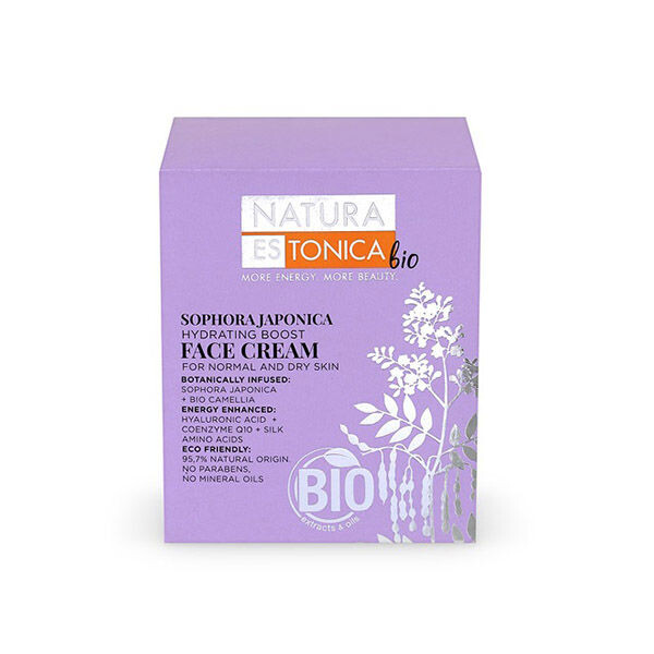 Увлажняющий крем для ухода за лицом Crema facial de sófora japonesa Natura estonica, 50 мл
Увлажняющий крем для ухода за лицом Crema facial de sófora japonesa Natura estonica, 50 мл