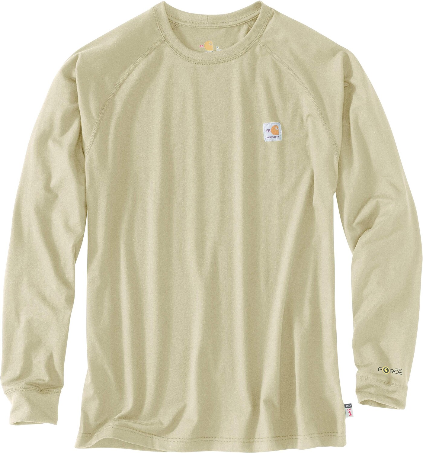 Огнестойкая (FR) футболка Force с длинными рукавами Carhartt, хаки 
Огнестойкая (FR) футболка Force с длинными рукавами Carhartt, хаки