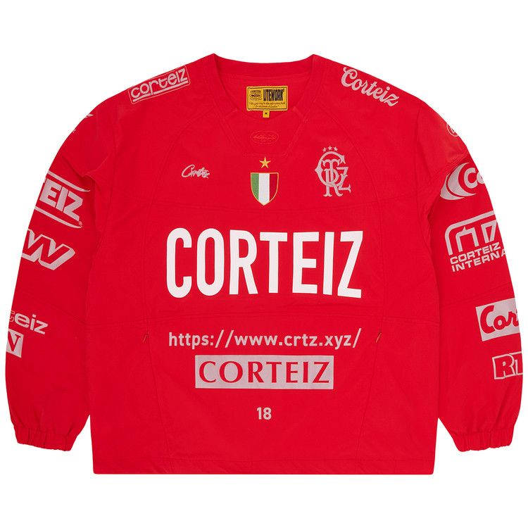 Куртка Corteiz Sponsors Training Pullover, Red
Куртка Corteiz Sponsors Training Pullover, Red