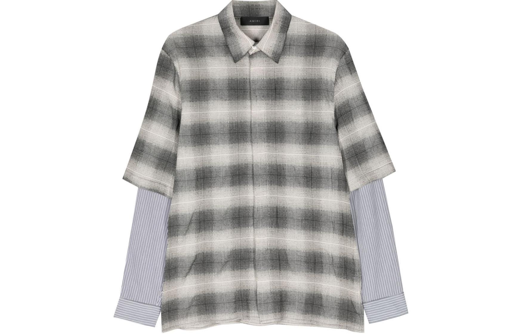 Футболка AMIRI с микс-принтом, многослойная, черная
Футболка AMIRI с микс-принтом, многослойная, черная