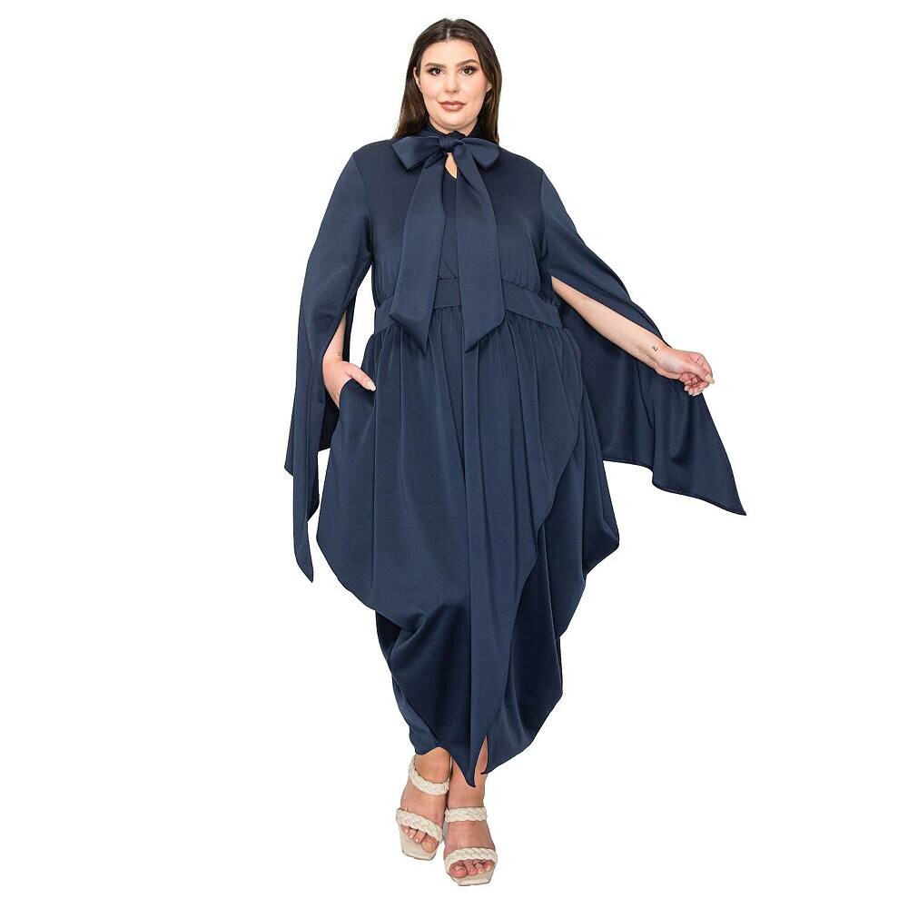 Платье больших размеров с карманом и подолом Tina Tulip L I V D, темно-синий
Платье больших размеров с карманом и подолом Tina Tulip L I V D, темно-синий