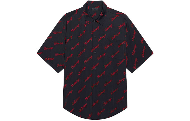 Рубашка мужская Balenciaga с логотипом, черный / красный
Рубашка мужская Balenciaga с логотипом, черный / красный