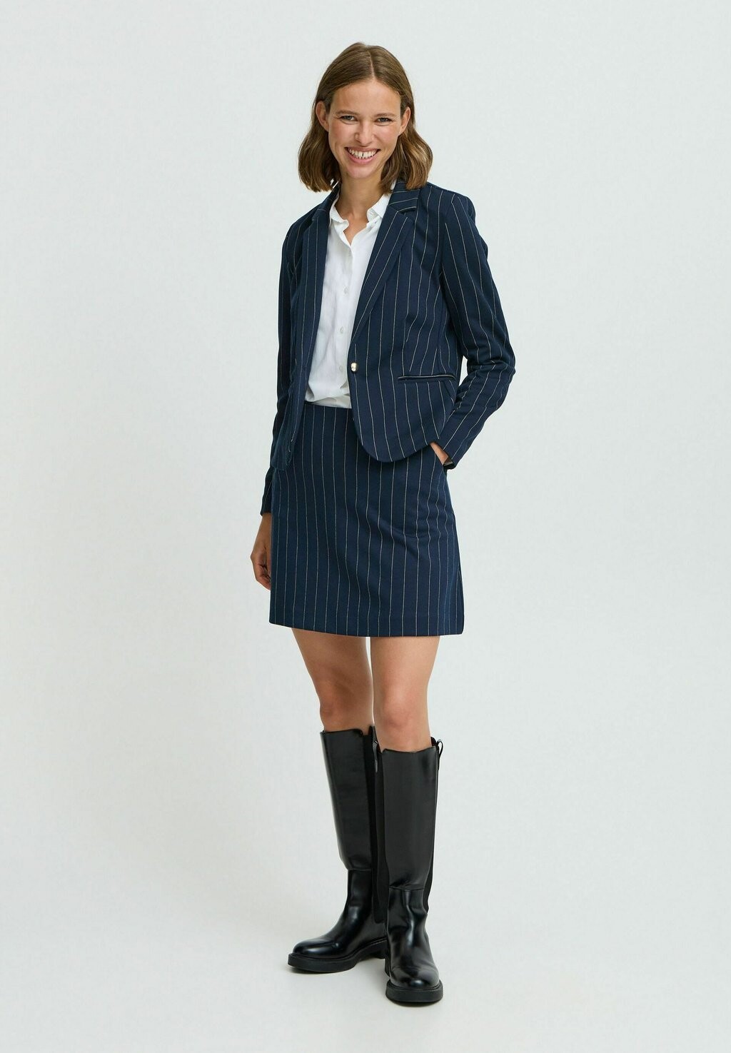 Юбка А-силуэта b.young, синий
Юбка А-силуэта b.young, синий