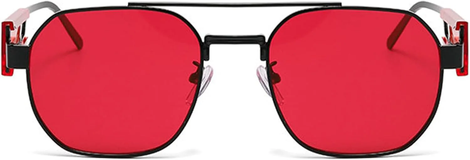 Willochra Ретро Многоугольные Квадратные Металлические Женские Роскошные Двухлучевые Модные Градиентные Солнцезащитные Очки UV400 Мужские Панк Солнцезащитные Очки, C9
Willochra Ретро Многоугольные Квадратные Металлические Женские Роскошные Двухлучевые Модные Градиентные Солнцезащитные Очки UV400 Мужские Панк Солнцезащитные Очки, C9