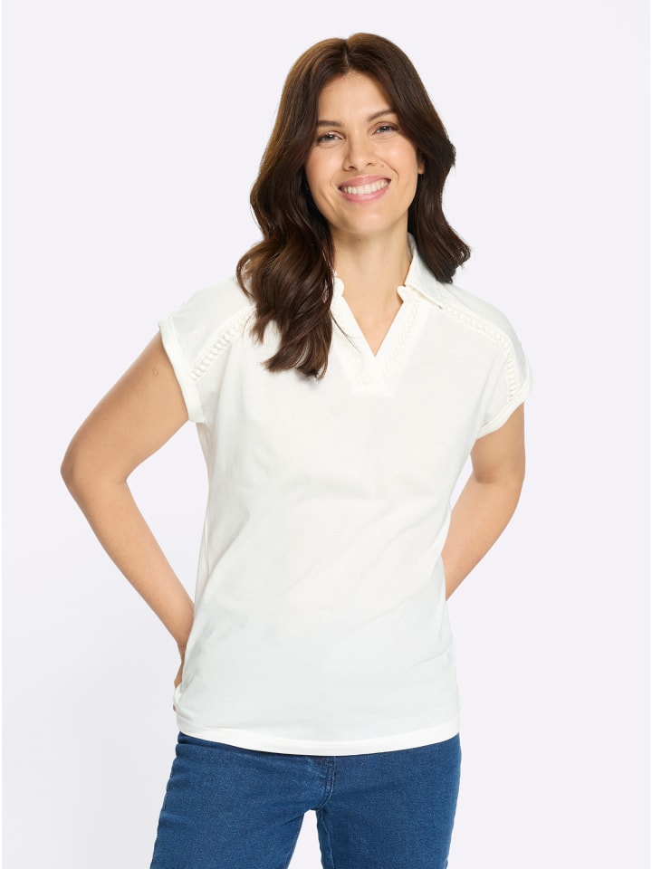 Sieh an! Рубашка-поло цвета экрю
Sieh an! Рубашка-поло цвета экрю