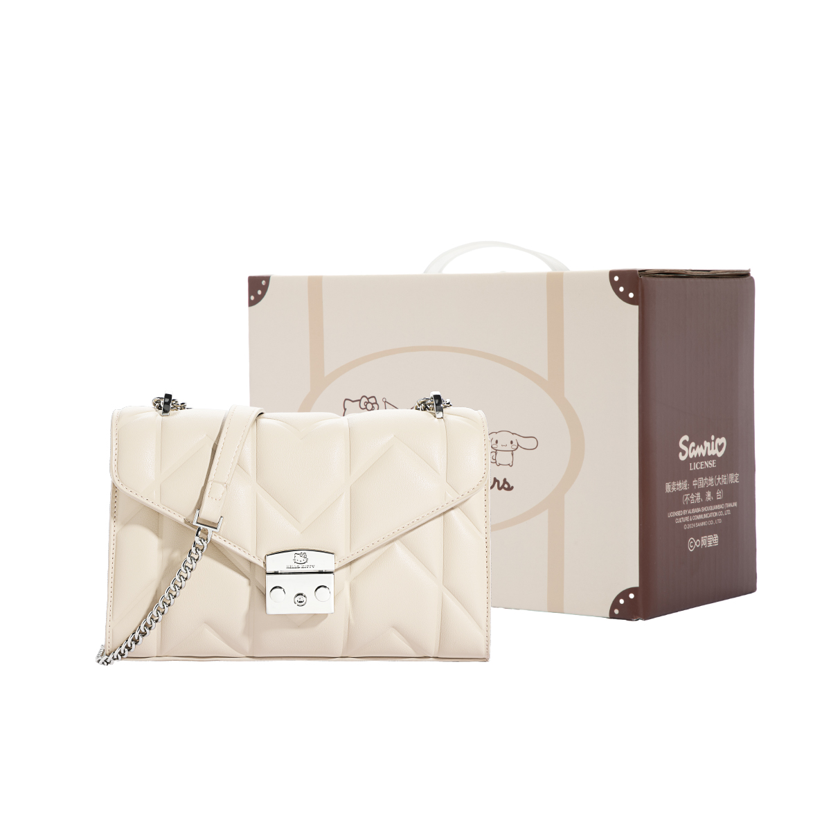 Sanrio Сумка через плечо из искусственной кожи, Ecru
Sanrio Сумка через плечо из искусственной кожи, Ecru