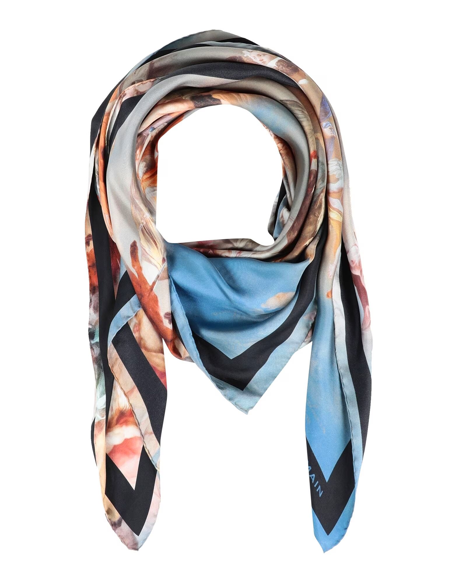 Шарф Balmain, пастельно-голубой
Шарф Balmain, пастельно-голубой