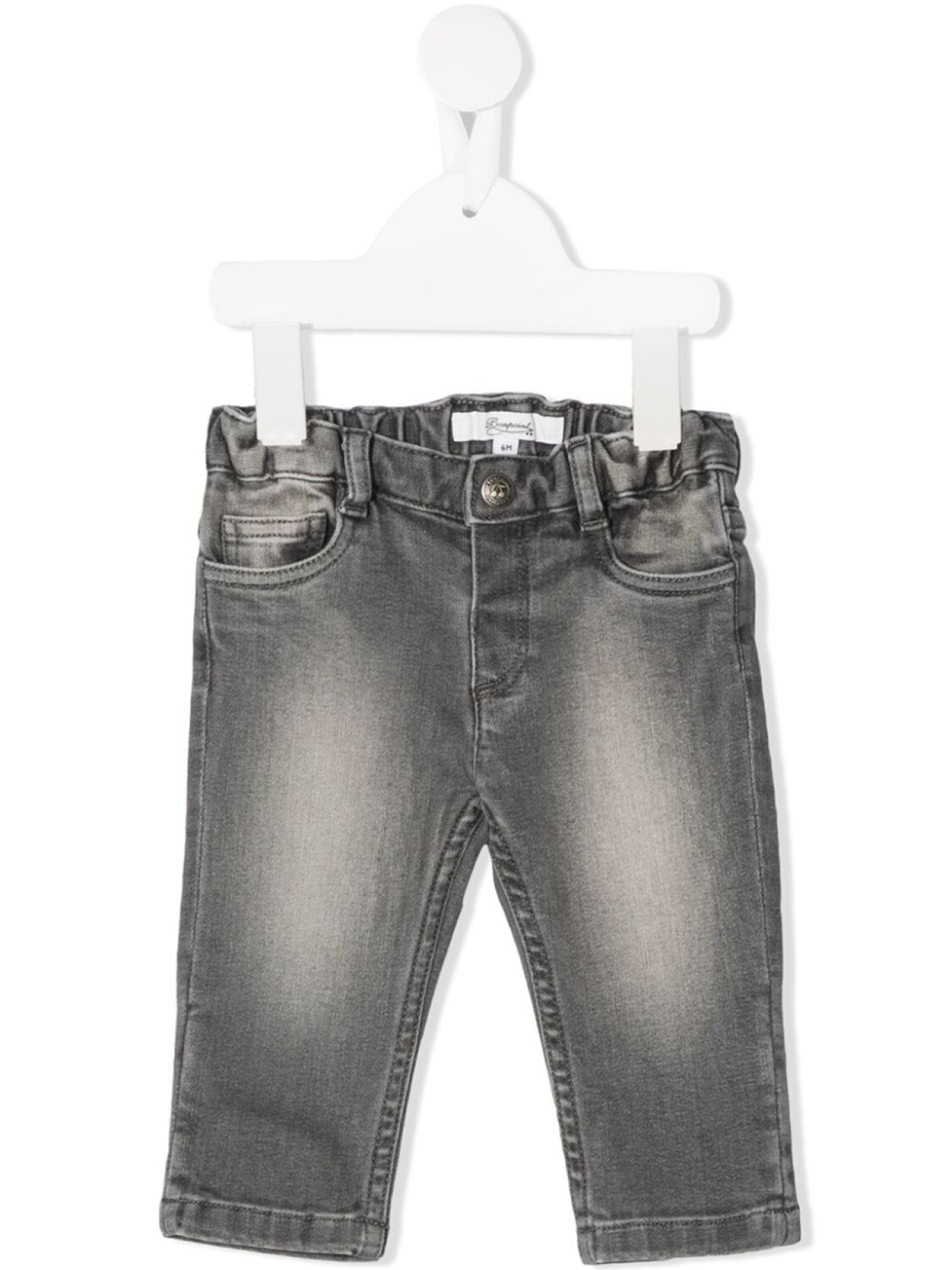 Bonpoint джинсы Cookie кроя слим, серый
Bonpoint джинсы Cookie кроя слим, серый