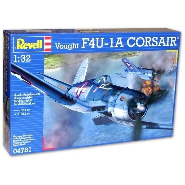 Самолет Vought F4 U-1A Corsair Revell
Самолет Vought F4 U-1A Corsair Revell